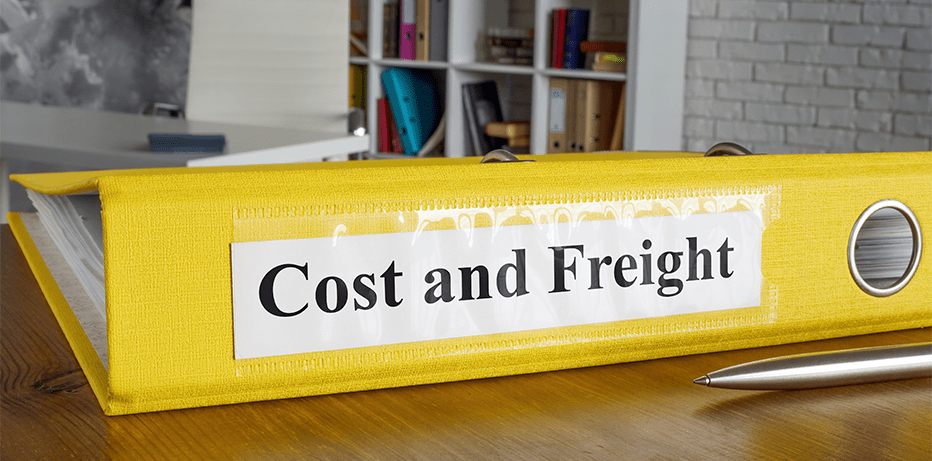 Incoterm CFR, or Cost and Freight: Terms of delivery