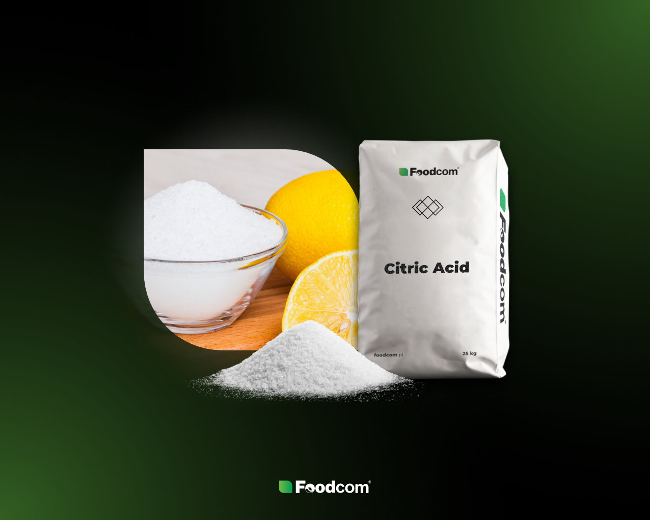 Acide citrique de qualité alimentaire, 25 kg - Compléments alimentaire