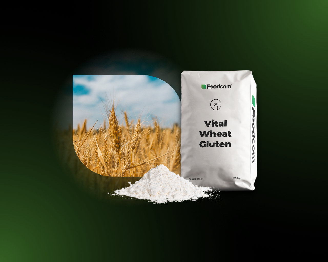 Achetez en gros Gluten De Blé Vital Gluten Gluten De Blé 80% De Farine En  Vrac Gluten De Blé Vital Canada et Gluten Blé à 250 USD