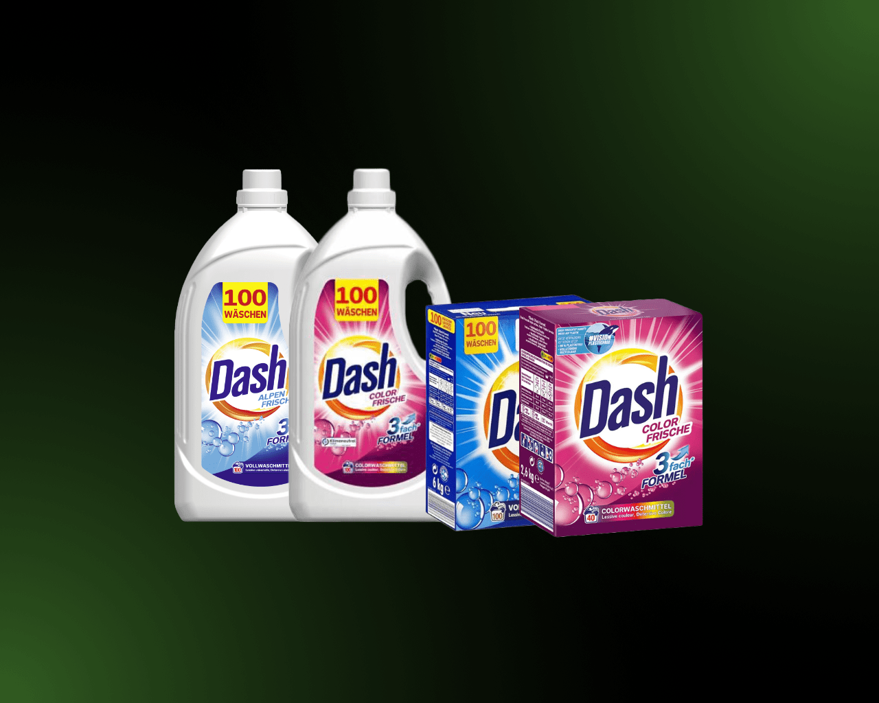 Dash® laundry detergents