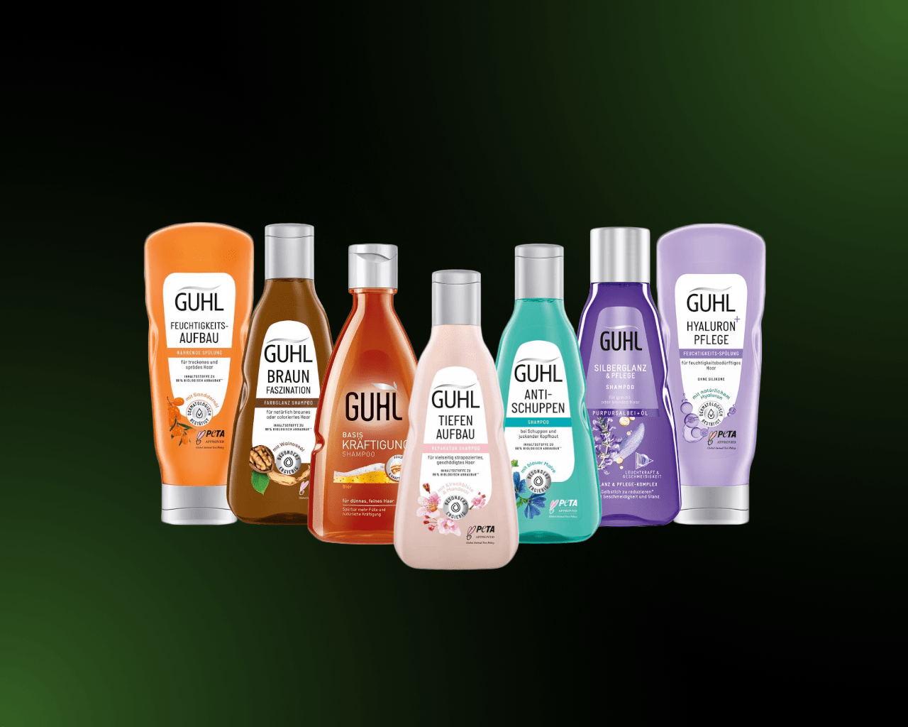 Guhl® Shampoos und Pflegespülungen