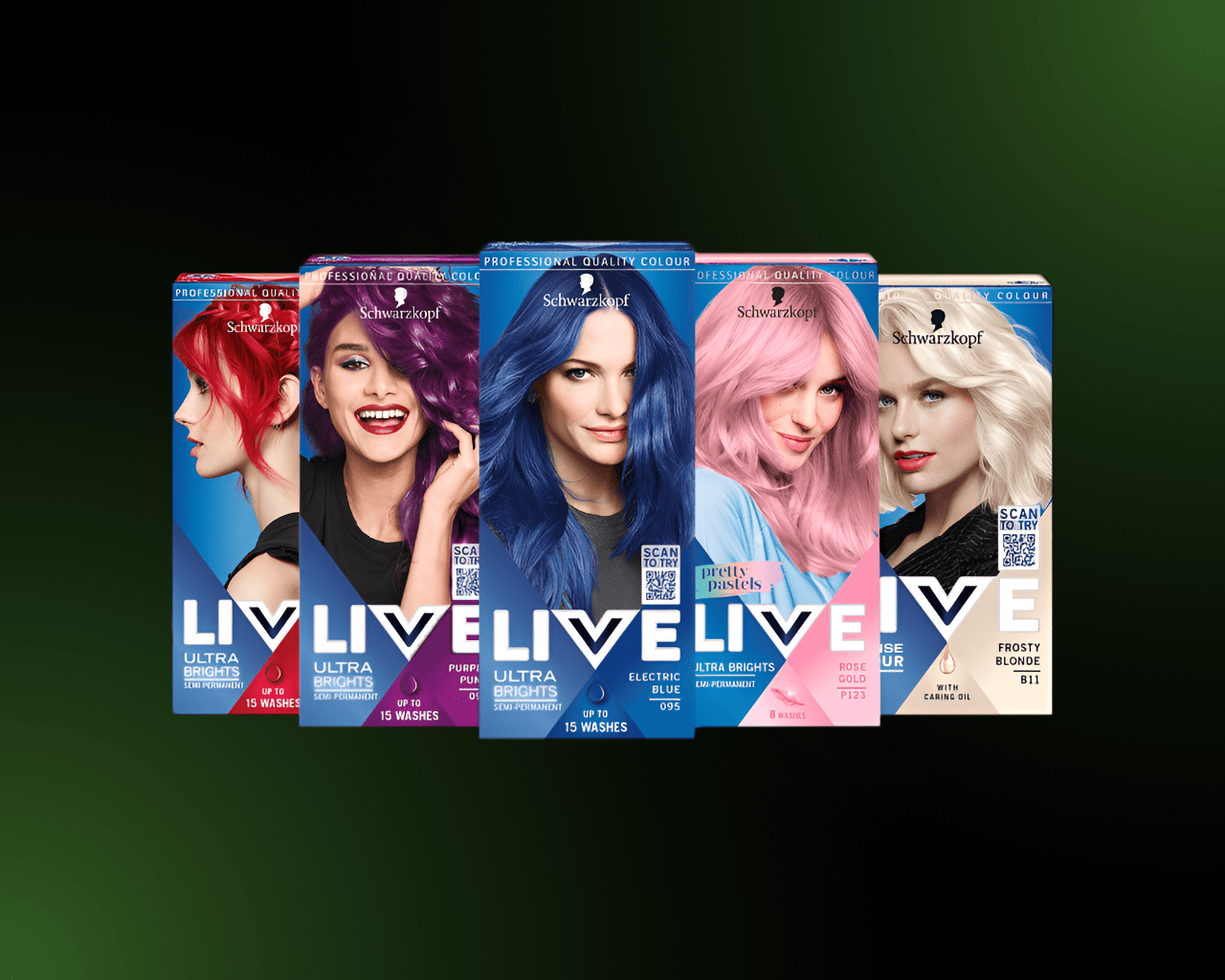 Schwarzkopf LIVE® Ultra Brights Haarfarben