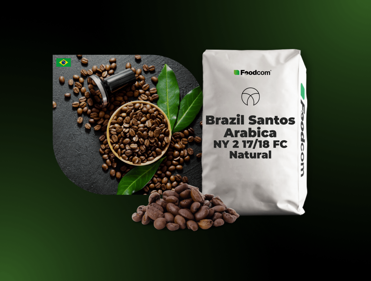 Brazil Santos Arabica NY 2 17/18 Fine Cup Natural