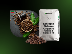 Ethiopia Sidamo Organic Grade 2 Screen 18 Washed