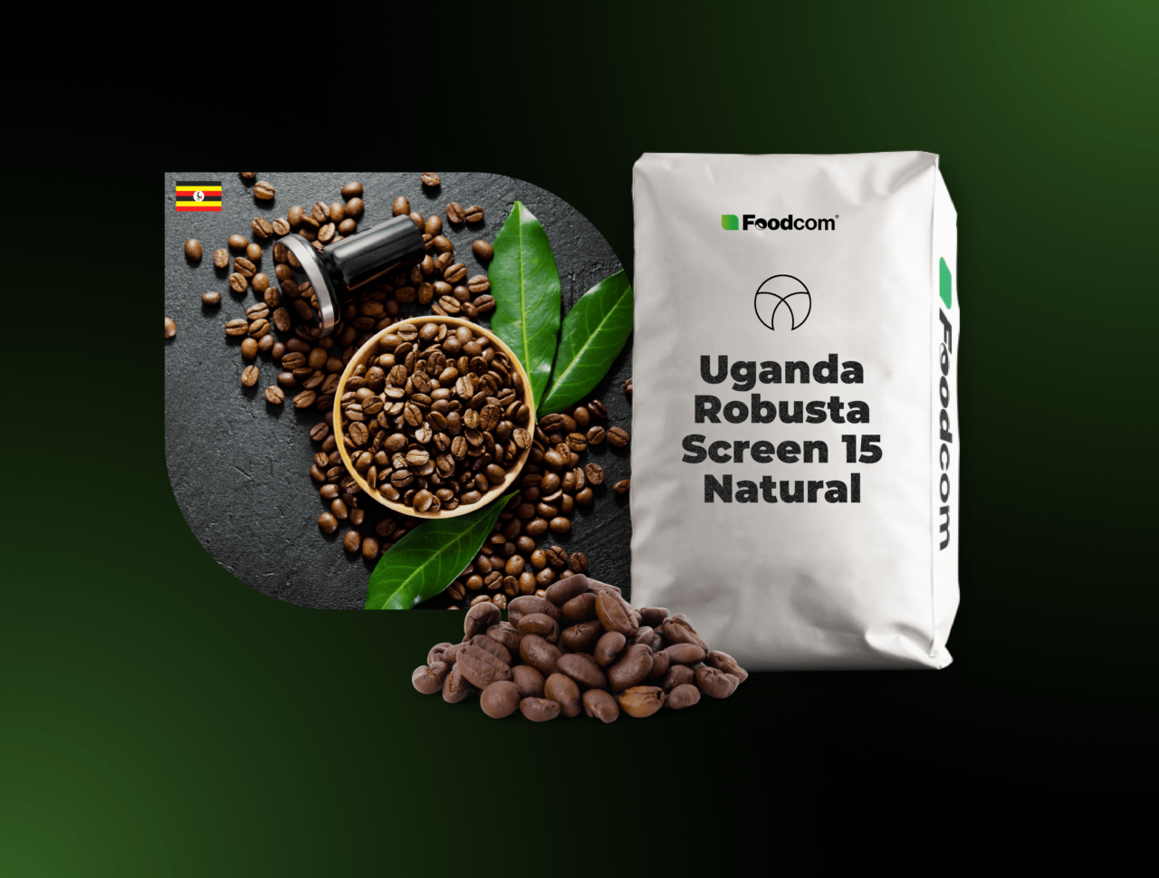 Uganda Robusta Screen 15 Natural