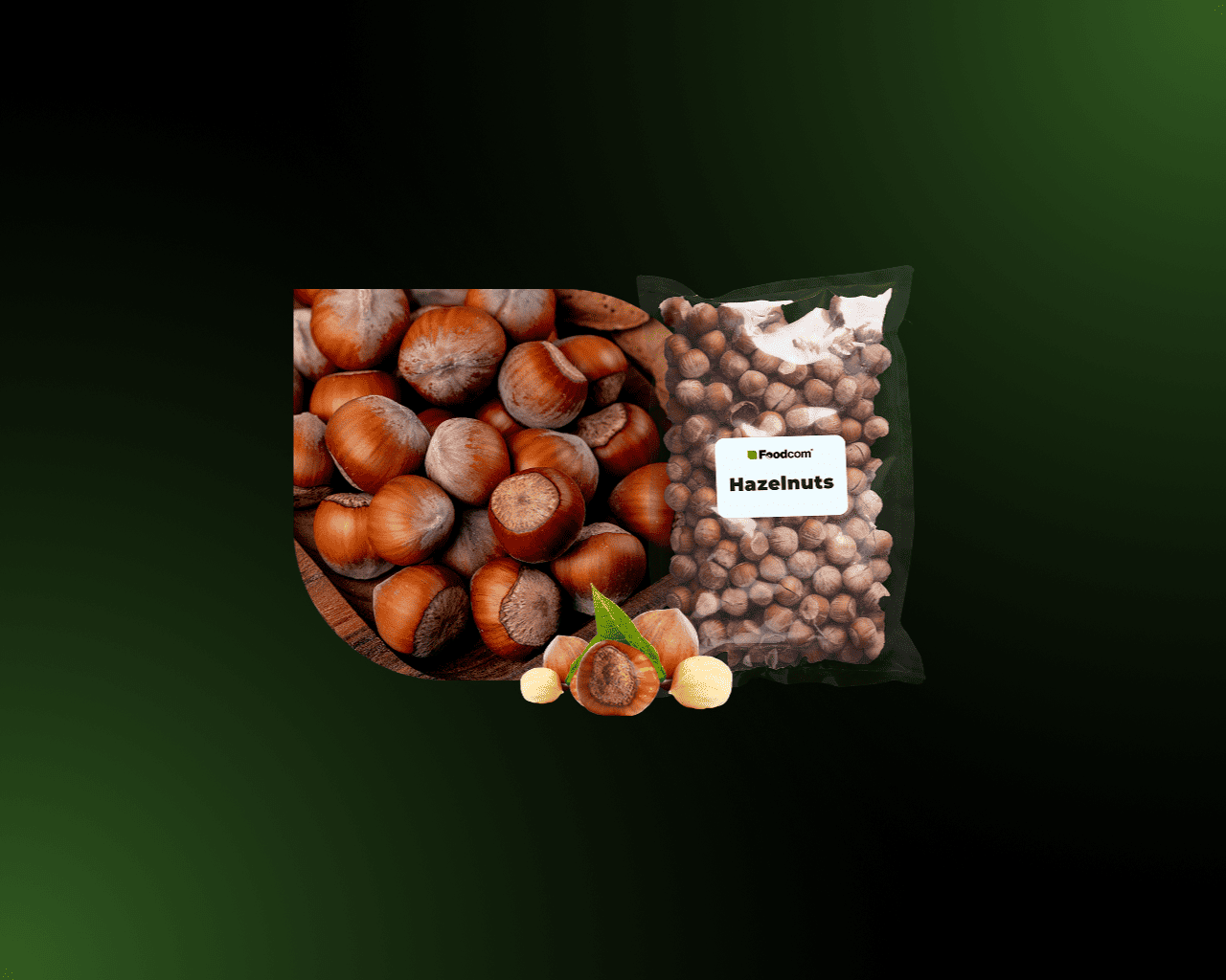 Hazelnut kernels