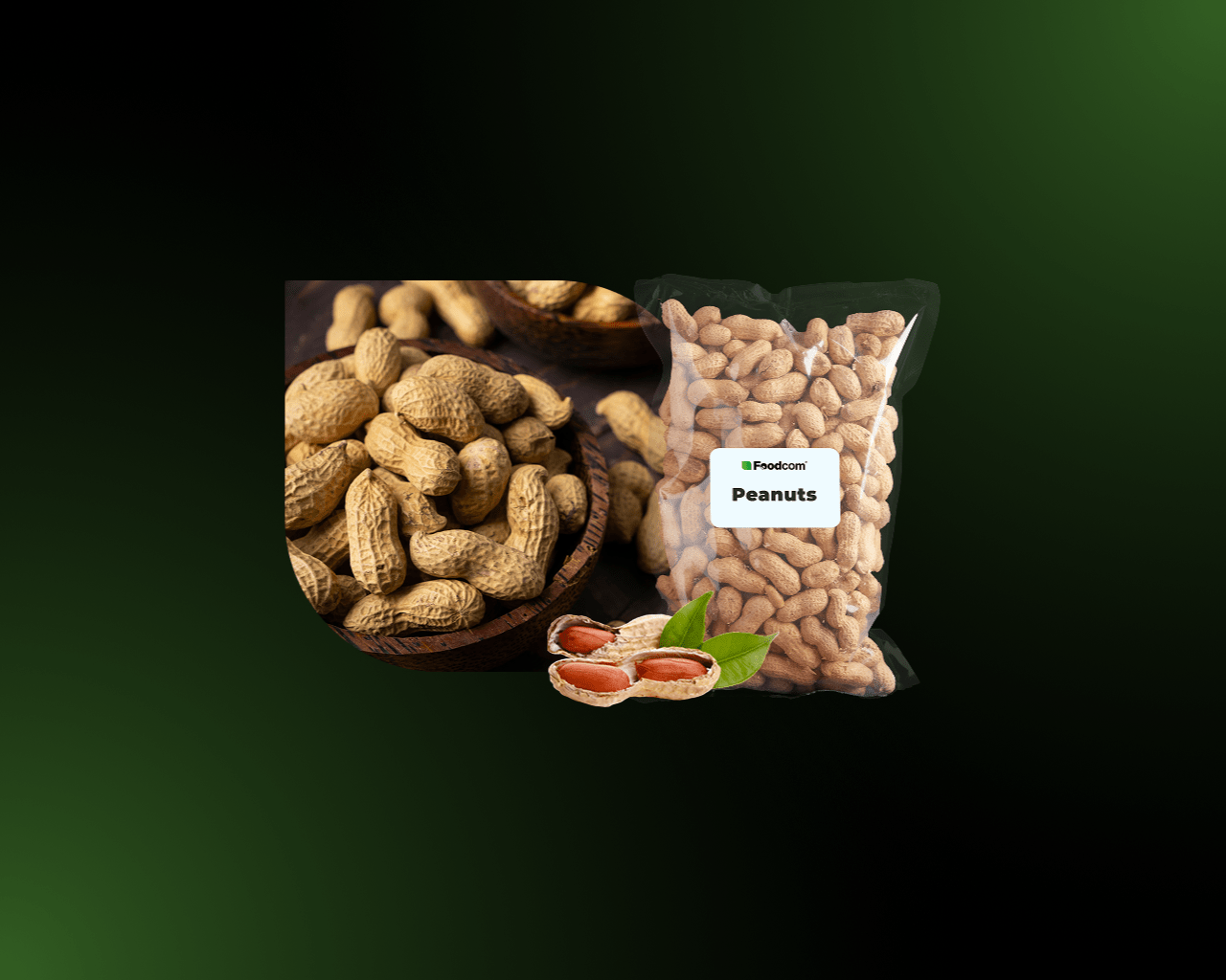 Peanuts in shell